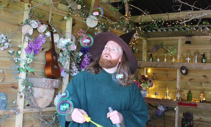 Keep an eye out for the Story Wizard and other characters roaming the park—don't forget to say hello!